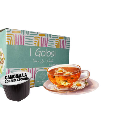 Capsule Dolce Gusto compatibili - CAMOMILLA CON MELATONINA