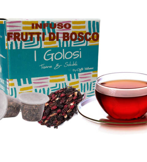 Capsule compatibili Nespresso* - TISANA AI FRUTTI DI BOSCO