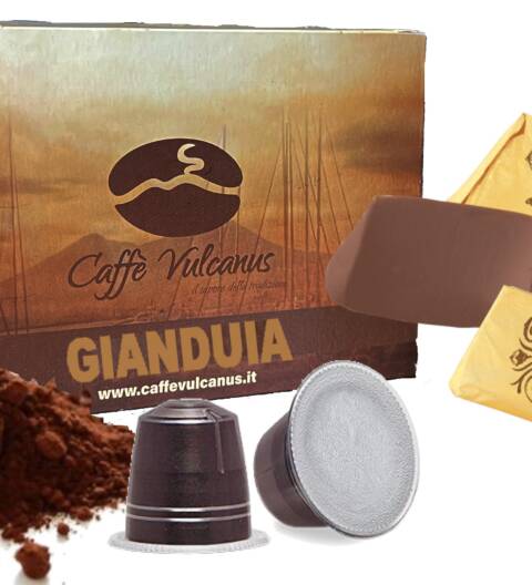 Capsule compatibili Nespresso* - caffè aromatizzato al GIANDUIA