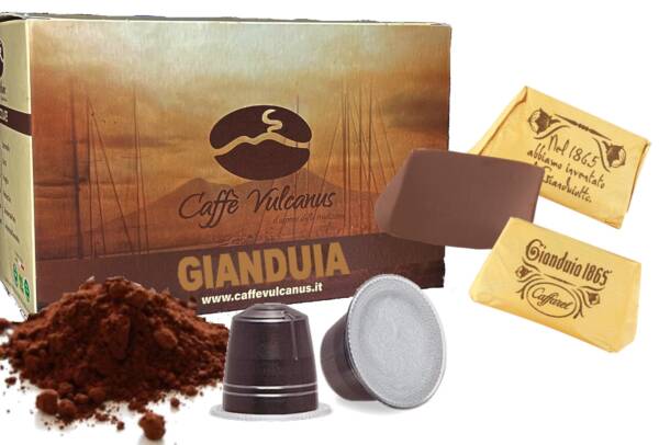 Capsule compatibili Nespresso* - caffè aromatizzato al GIANDUIA