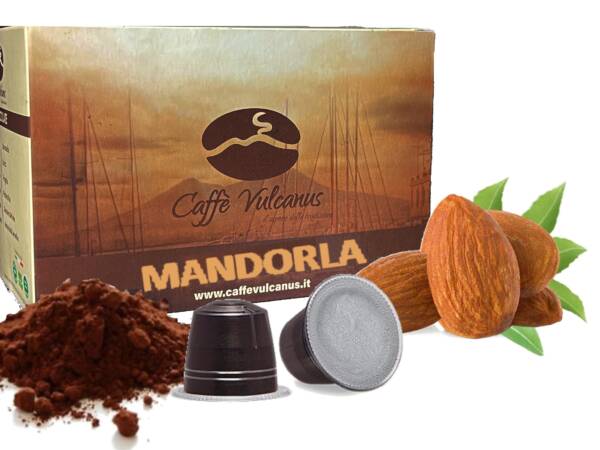 Capsule compatibili Nespresso* - caffè aromatizzato alla MANDORLA