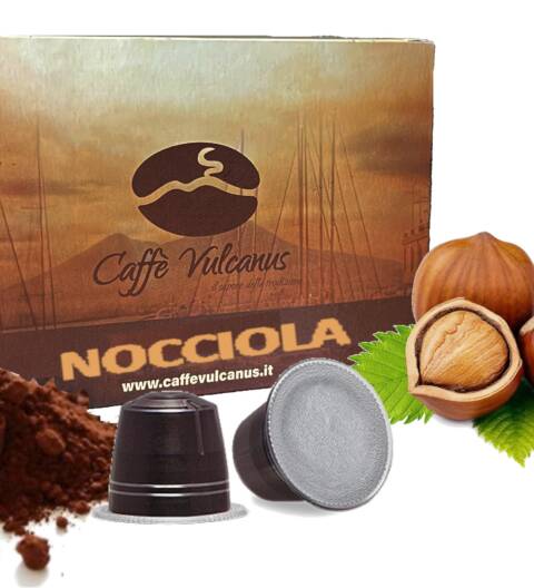 Capsule compatibili Nespresso* - caffè aromatizzato alla NOCCIOLA