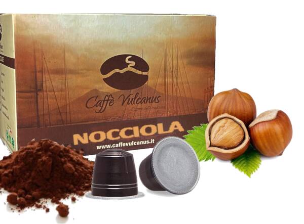 Capsule compatibili Nespresso* - caffè aromatizzato alla NOCCIOLA