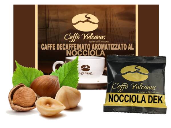 Caffè decaffeinato aromatizzato alla NOCCIOLA