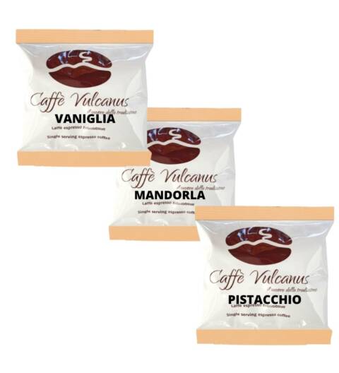 Mix degustazione 60 cialde - Vaniglia, Mandorla e Pistacchio