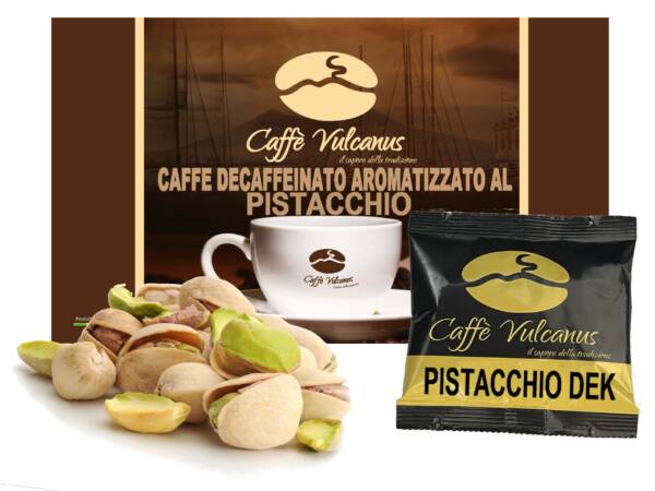 Caffè decaffeinato aromatizzato al PISTACCHIO