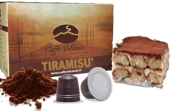 Capsule compatibili Nespresso* - caffè aromatizzato al TIRAMISU'