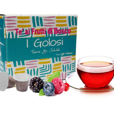 Capsule compatibili Nespresso - Bevanda solubile Tè ai frutti di bosco